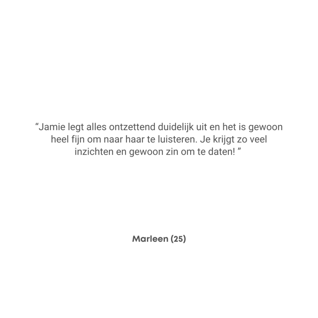 Daten en zelfvertrouwen (3)